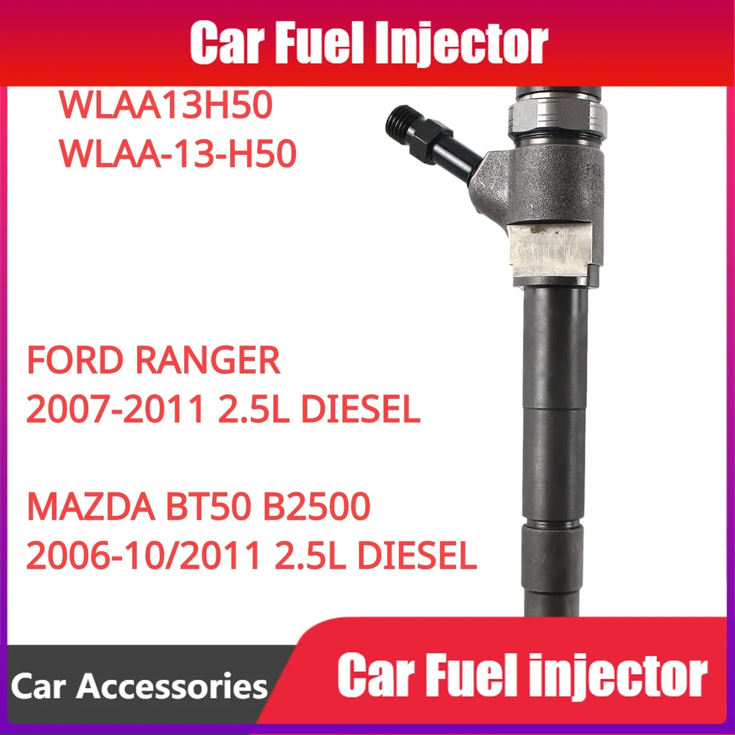 

Высокое качество 0445110250 Новая форсунка дизельного топлива для Mazda BT-50 Ford Ranger 2.5L 2006-2011 WLAA13H50 WLAA-13-H50