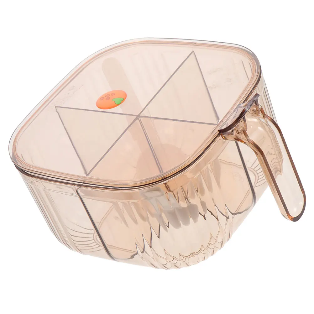 

1 Set Of Condiment Storage Container Kitchen Seasoning Box Spice Container Easy-Open Design Non-Slip Handle For Salt