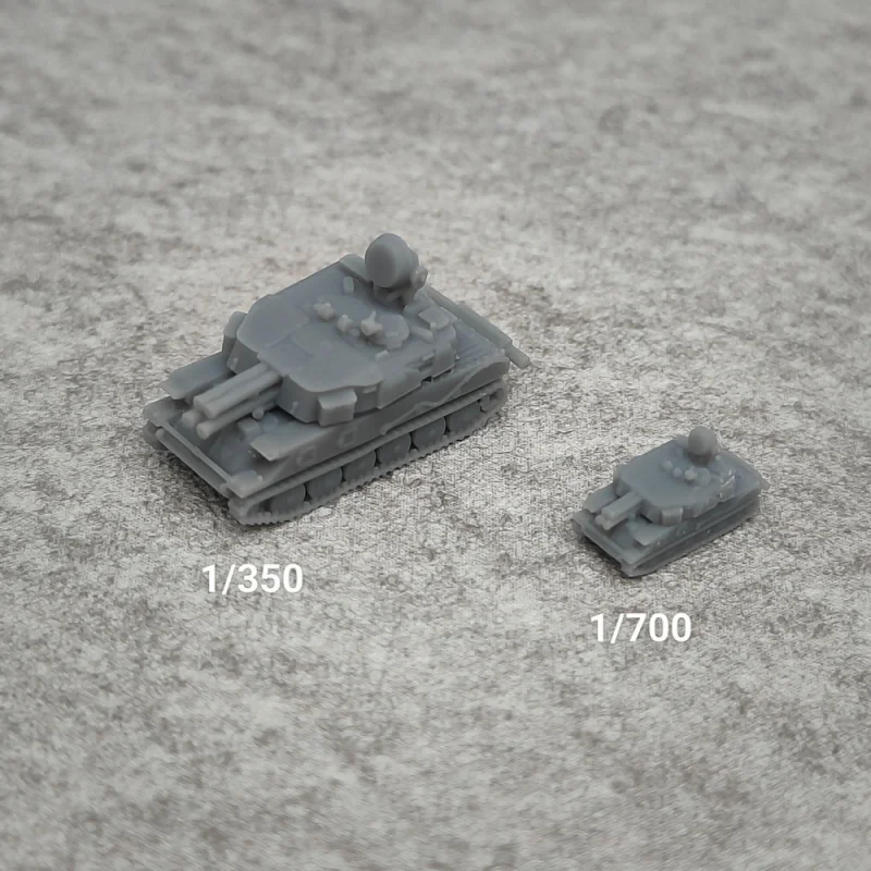 

5PCS ZCU-23-4 Shilka River Resin Mold 1/350 Or 1/700 Tank and Combat Vehicle Miniature Model TK632