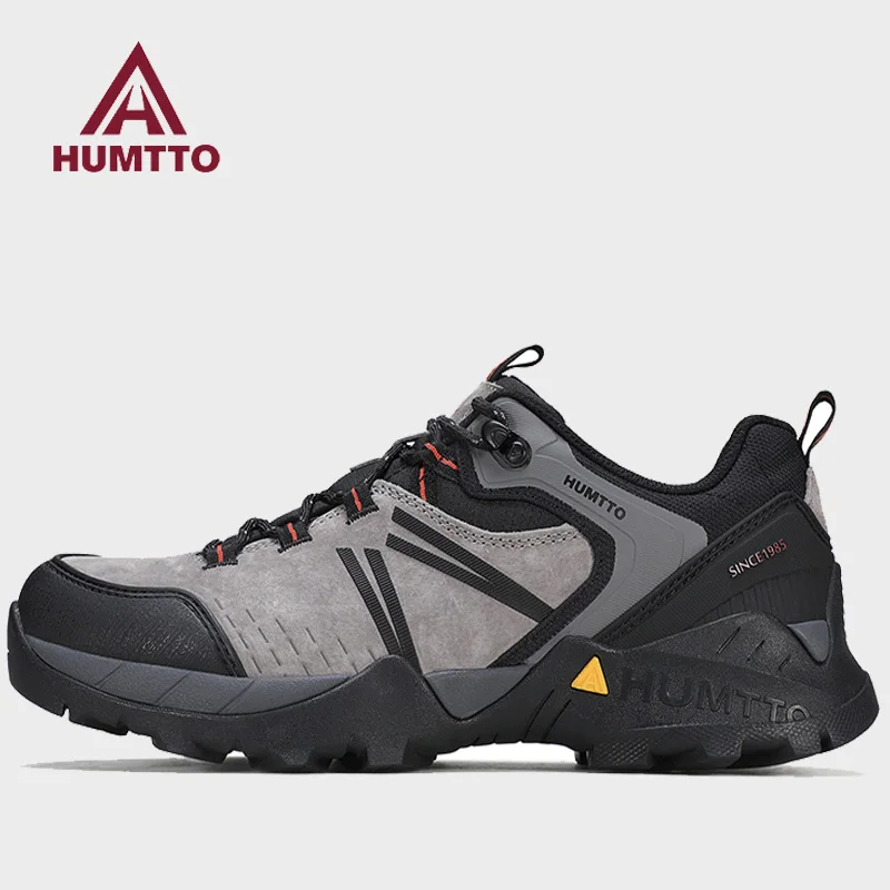 Botas tácticas senderismo trekking cuero impermeables – HUMTTO - imagen 3