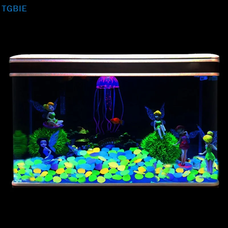 Aquarium Fish Glow In The Dark - 【TL】100/200개 혼합 색상 야외 발광석 어둠