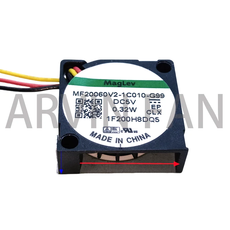 Brand New Original MF20060V2-1C010-G99 2cm 2006 20x20x6mm 20mm Mini Fan DC5V 0.32W Tiny Turbo Blower Coling Fan