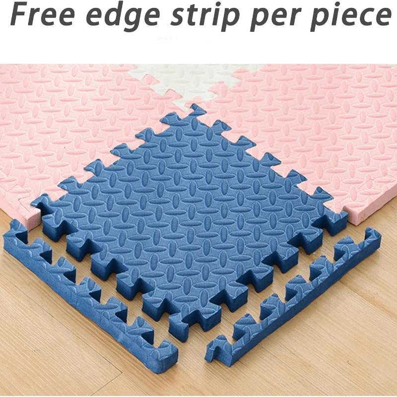 2.5CM Thick 8PCS Baby Activity Carpet Soft Non-slip EVA Foam Puzzle Mat Warm Carpet Children\'s Room Play Mat Home Decor