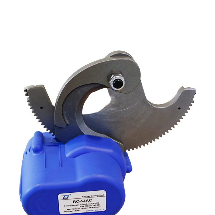 RC-54AC แบตเตอรี่ไฟฟ้า Contact Wire Cable Ratchet Cutter