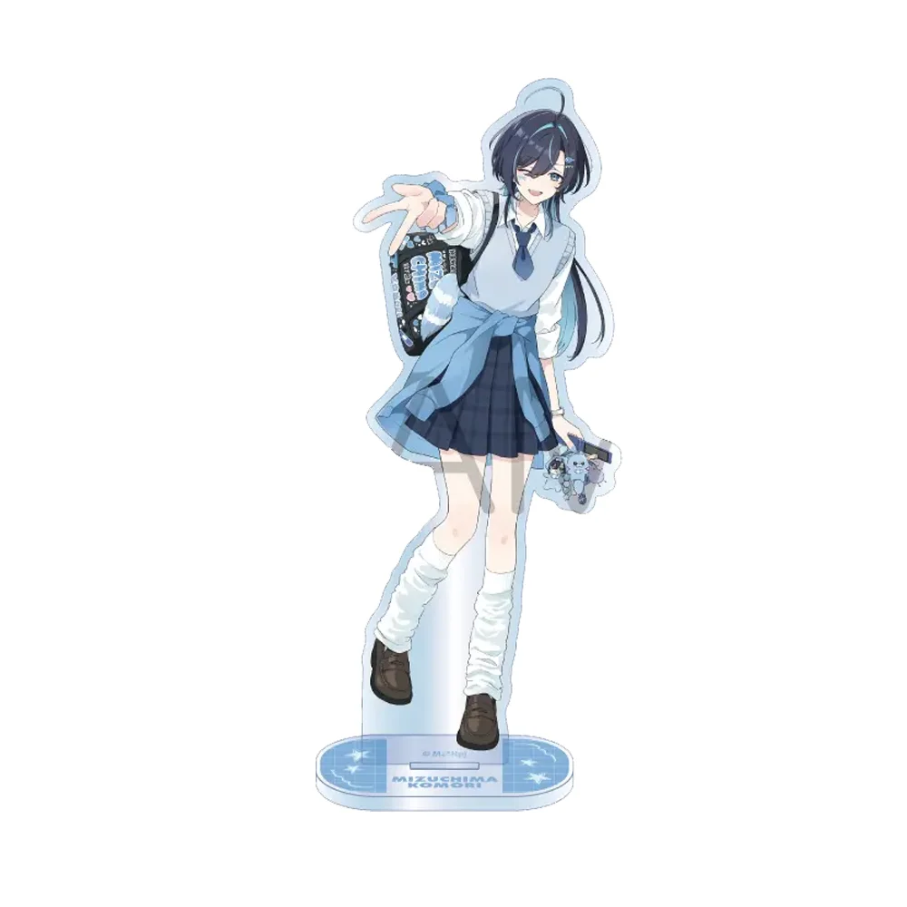 Mizuchima Komori School 10&15CM Acrylic Stand Keychain 2026 New Anime Stand Cute Desk Display Collection Gift For Fans