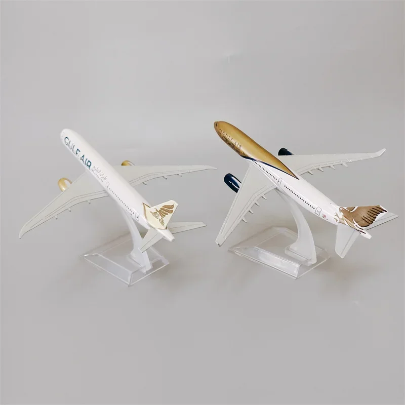 16cm Bahrain Airways GULF Air Airbus A330 / Boeing B787 Airlines Alloy Metal Diecast Airplane Model Plane Aircraft with Holder