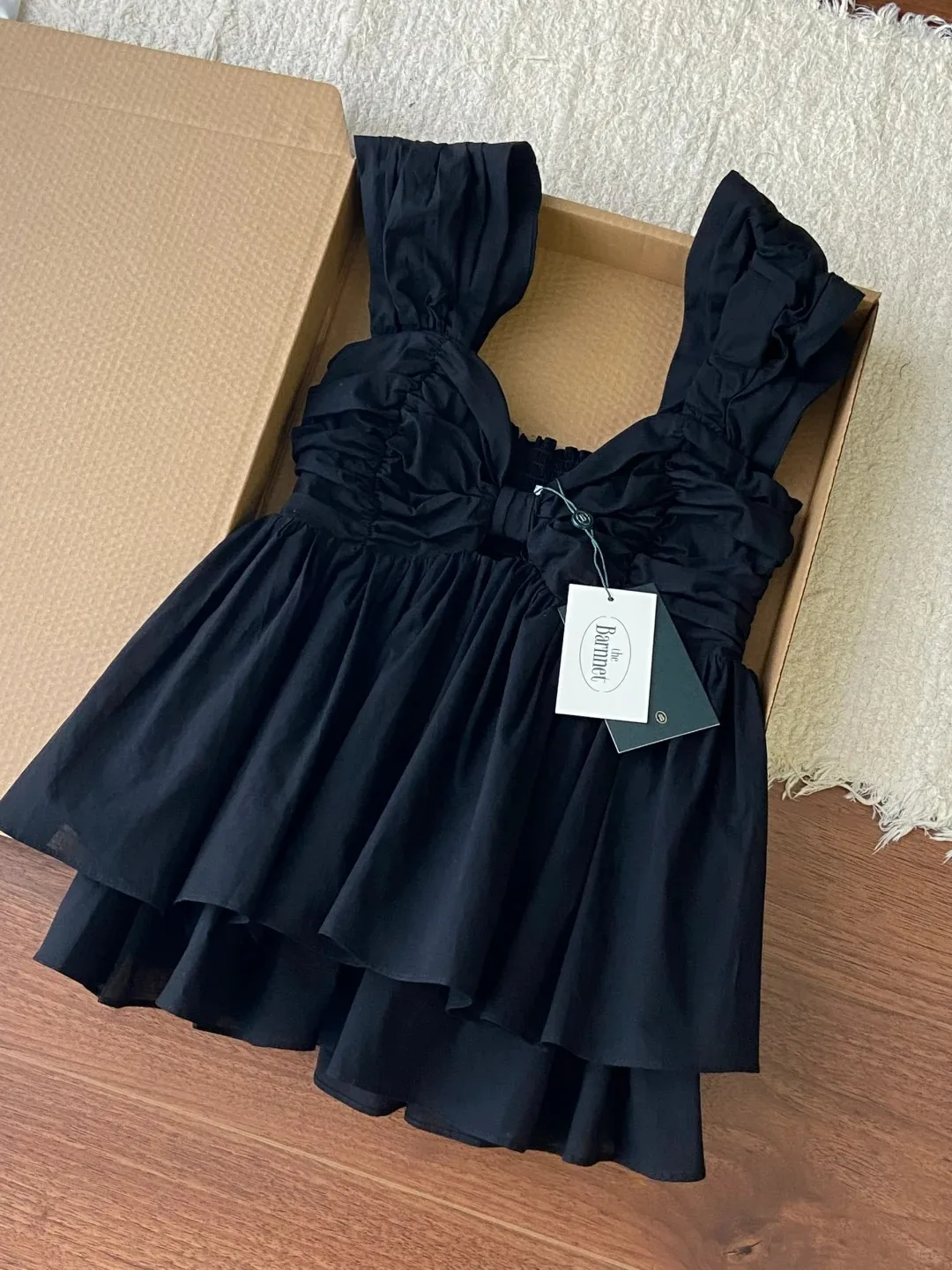 

Sweet Sle Knot Bal Top Women's Slim Fit irt No Sve One oulder Cotton Material Pure Color Spring 2025