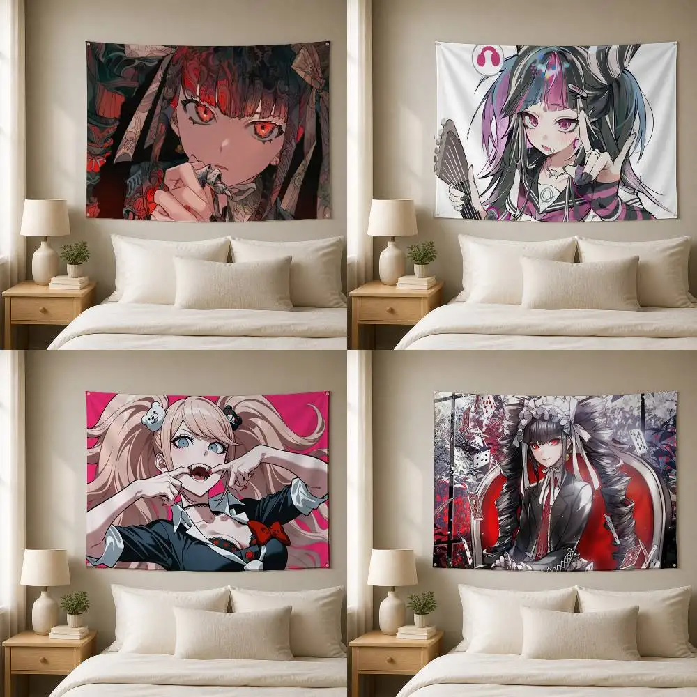 Danganronpa Decorative Wall Flag Banner for Home Garden Garage Indoor Outdoor Decor