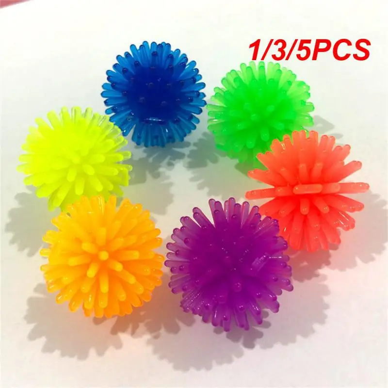 Massage Ball Bouncy Soft Toy Massager Yoga Foot Massage Ball Hedgehog Mini Massage Ball Decompression Toys Pet Products