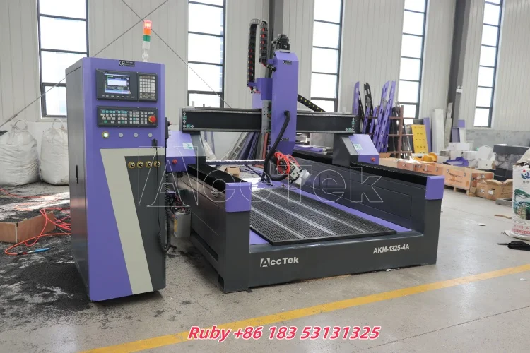 2025 New Type 4x8 Feet CNC Router 1325 CNC Router Engraving Machine 4 Axis CNC Wood Router Carving Machine For Sale