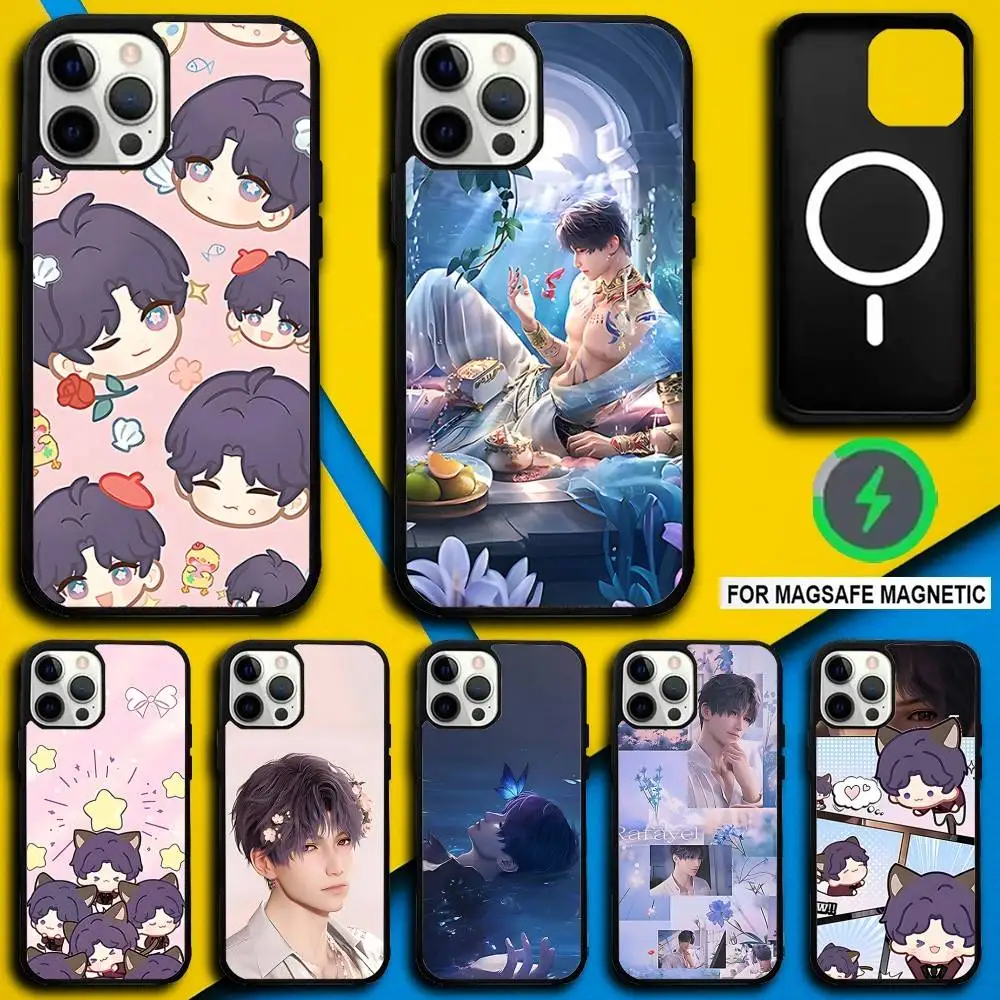 

R-Rafayel Love and Deepspace Phone Case For iPhone 16,15,14,13,12,11,Pro,Max,Plus,Mini,SE4,E Magnetic Magsafe Wireless Charging