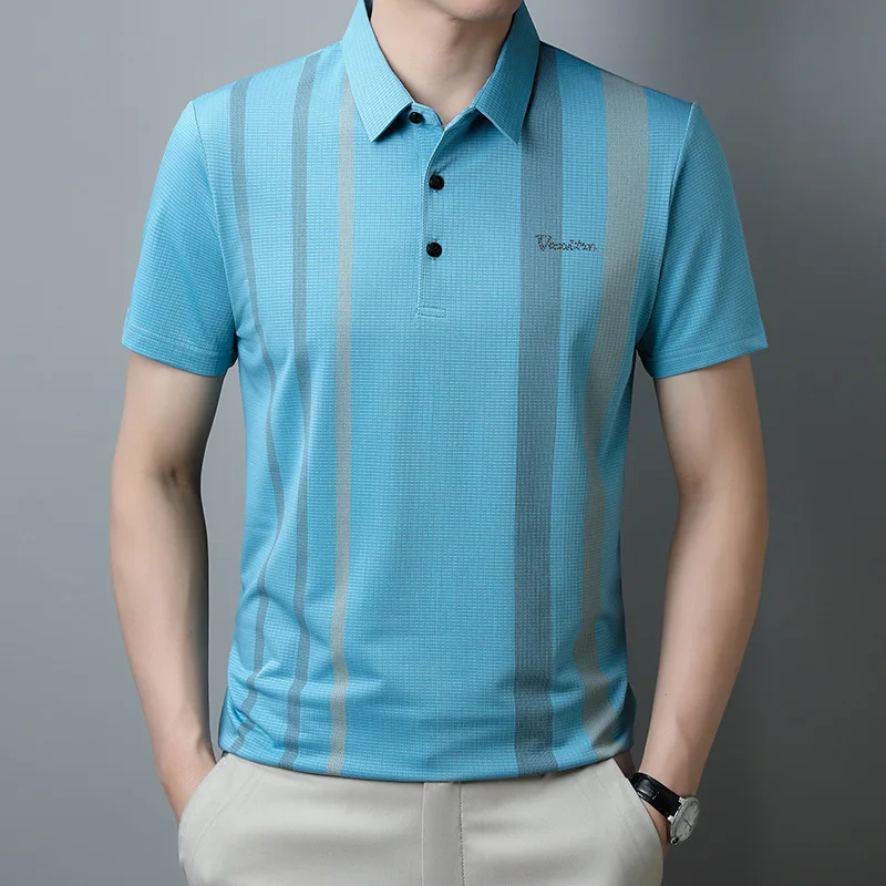 

Summer Clothes T-shirt Short Sleeve Polo Collar Top Men's Polo Shirt Business Summer New