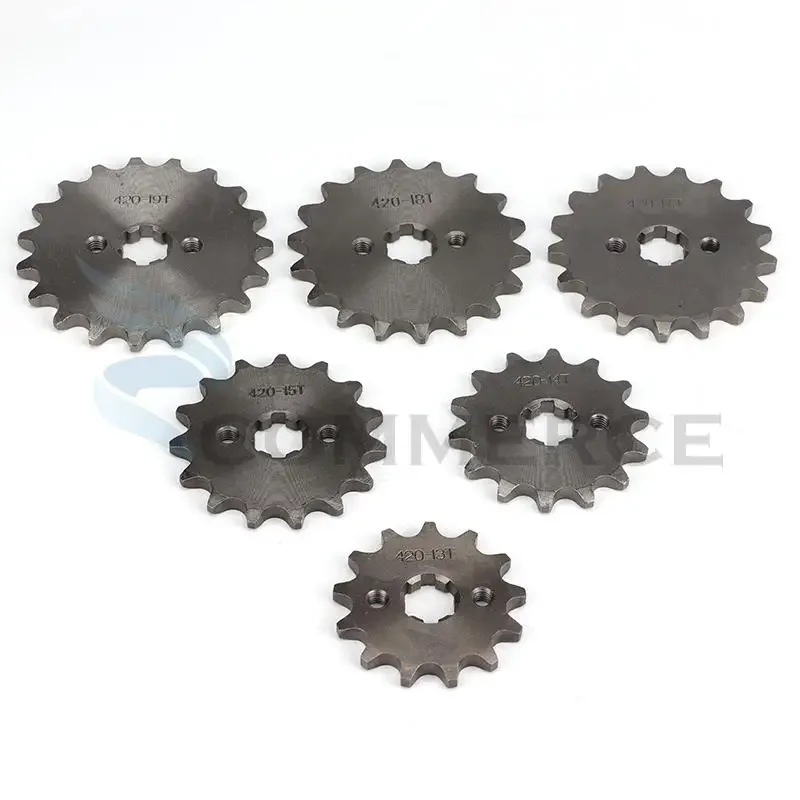 420#20MM 10 11 12 13 14 15 16 17 18 19T Toothed Sprocket&Fixed Plate Lock for 50-125cc Motorcycle Pit Dirt Bike ATV Go Kart Quad