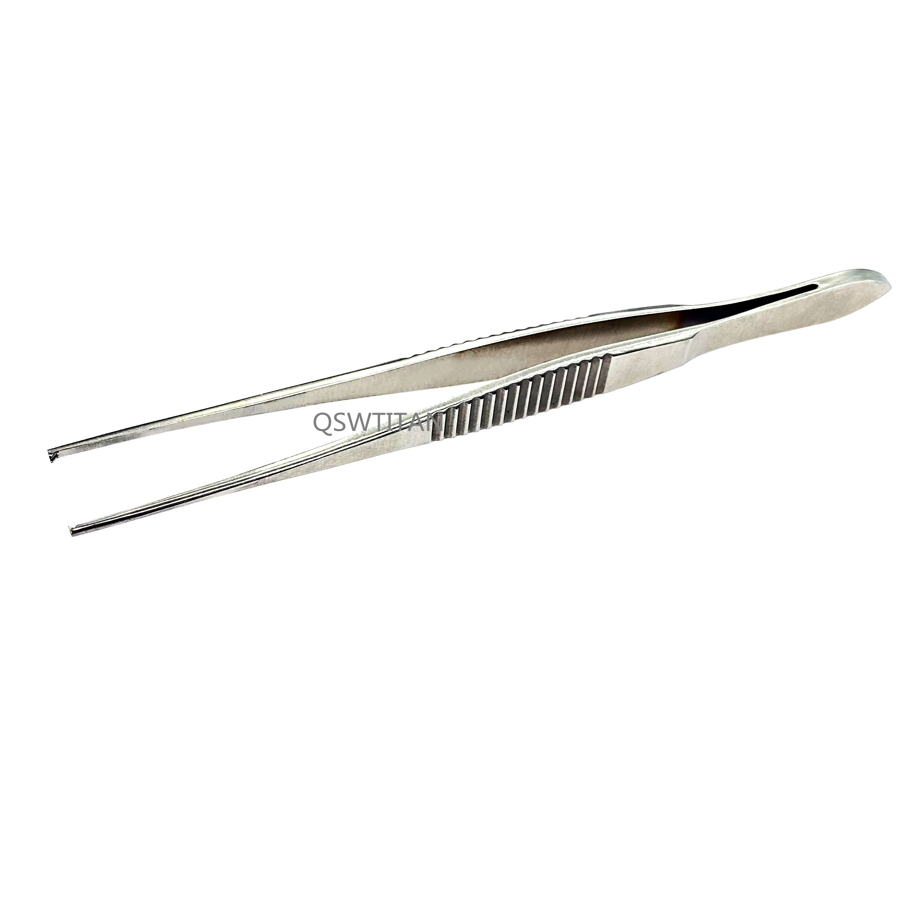 Conjunctiva Tissue Forceps Tweezers 1pcs Straight / Curved Tissue Tweezers Ophthalmic Surgical Instruments