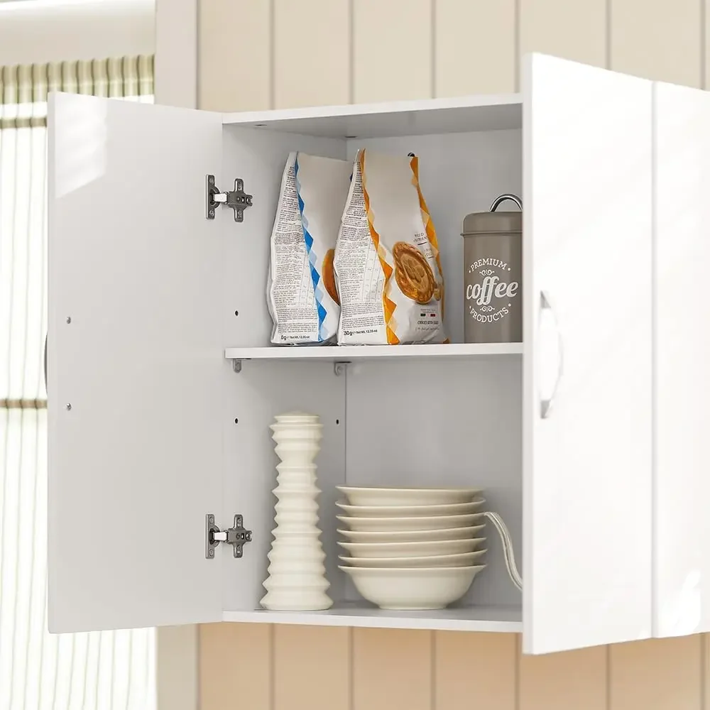 Laundry Room Wall Cabinet, Bathroom Medicine Storage, Garage Wall Organizer, Linen Tower for Bath Accessories