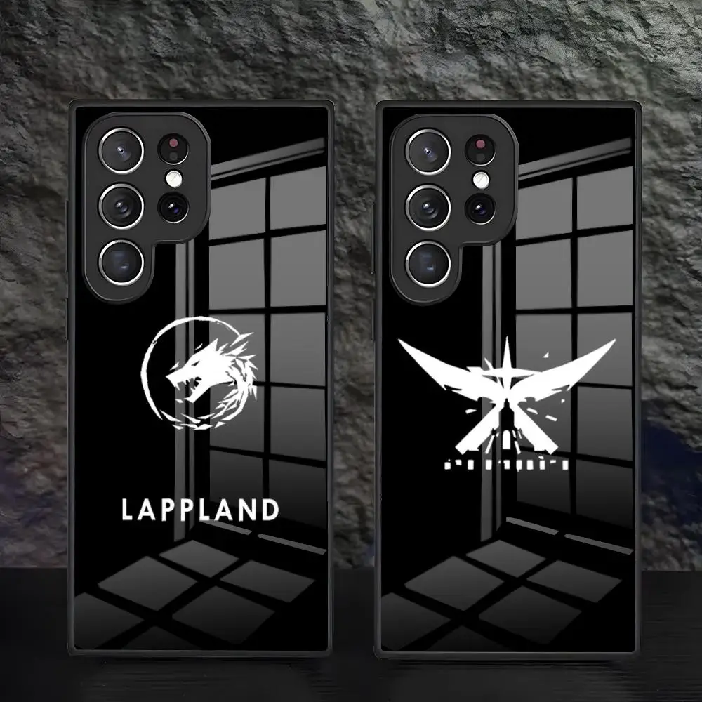 Arknights Logo Phone Case For Samsung A57 A37 A27 A17 A56 A36 A26 A16 A25 A35 A55 A34 A24 A54 Glass Case