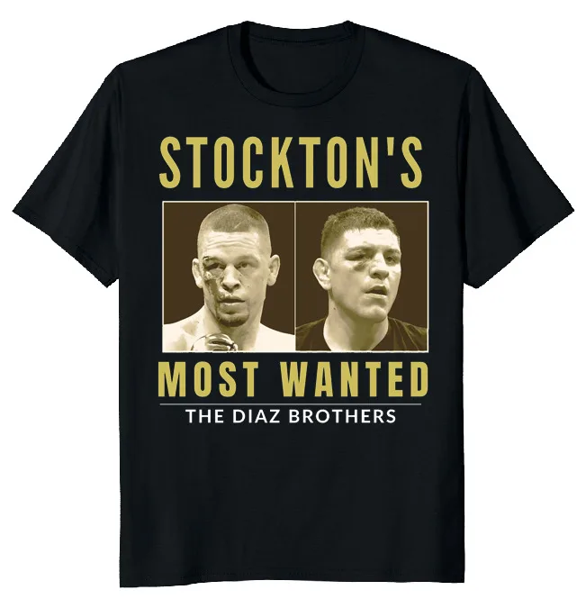 NEW LIMITED Stockton Wanted Diaz Brother Classic Novelty Tee M-3XL Fast Shipping