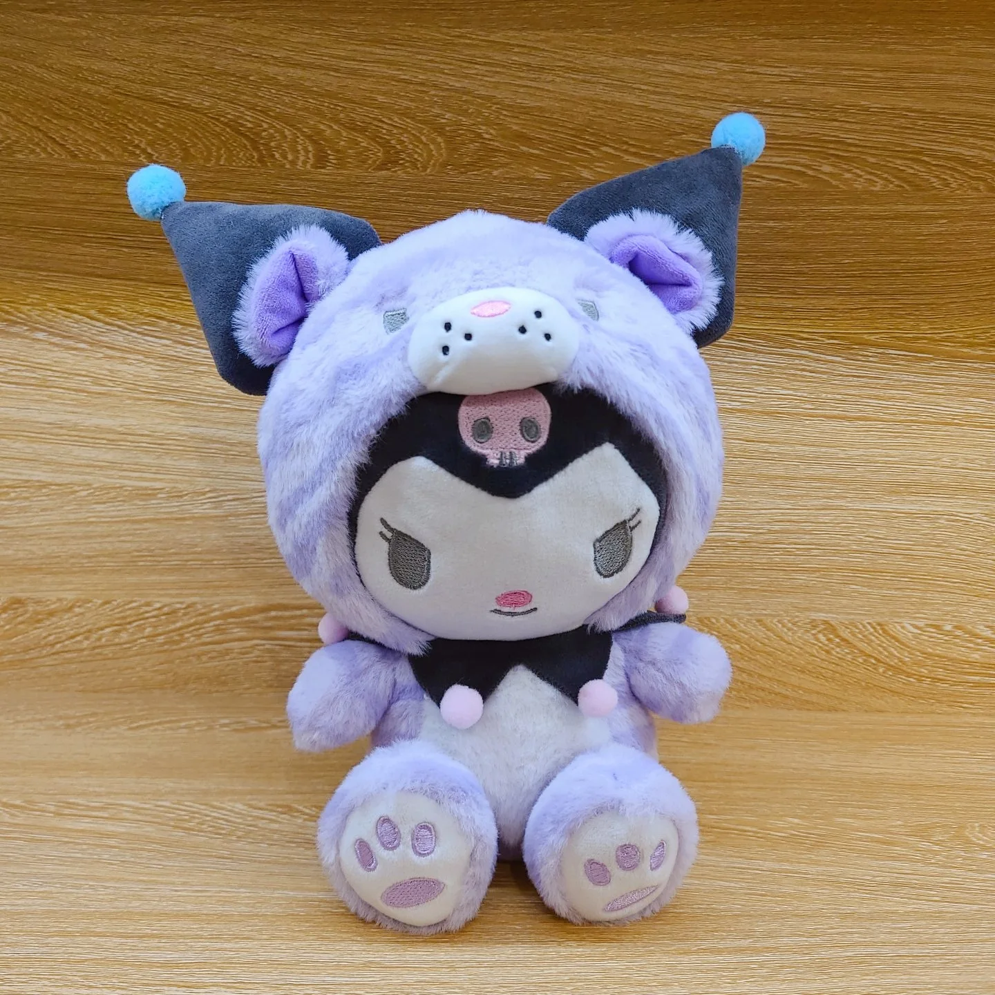 22 ซม.Sanrio Tie ย้อม Kuromi Melody Plushies ตุ๊กตา Cinnamoroll ตุ๊กตาของเล่นตุ๊กตาสาวตุ๊กตาของขวัญแฟน