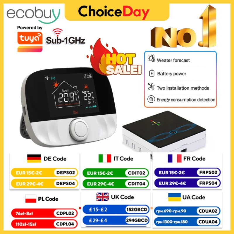 

Tuya умный дом Wi-Fi термостат беспроводной для газового котла водяная обогреватель цифровой пульт дистанционного управления температурой батареи Alexa Google