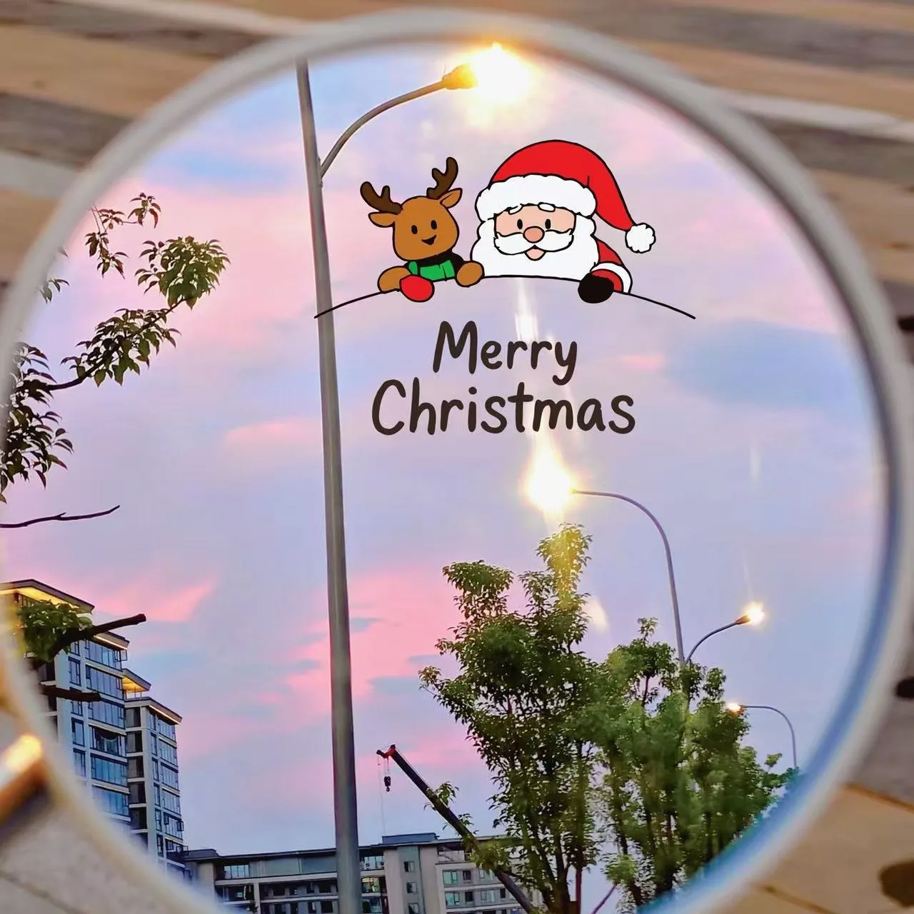 

Праздничное настроение! Милые декоративные наклейки Санта-Клауса и оленя для зеркал заднего вида, зеркал для макияжа, велосипедов и компьютеров