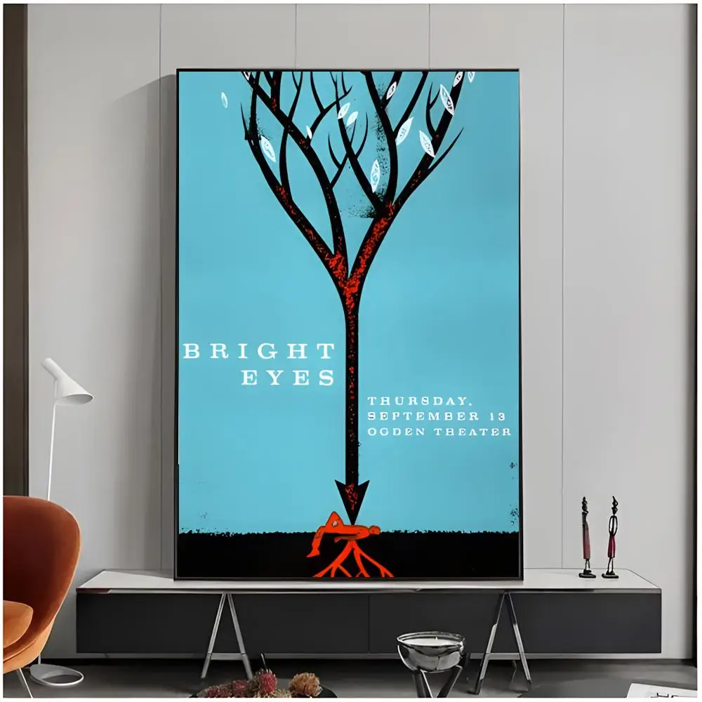 Indie Rocker B-Bright Eyes Poster Living Room Bedroom Decorative Print Unframed Decor