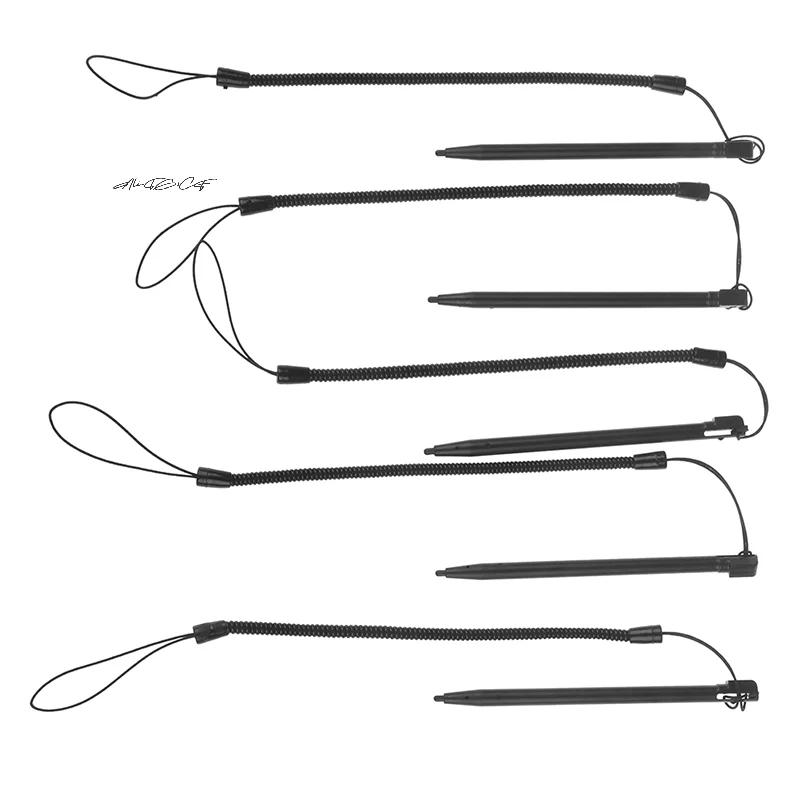 1Pc Metal Touch Screen Stylus Pen with Spring String for Phone Tablet Computer - Durable Touch Phone Pen
