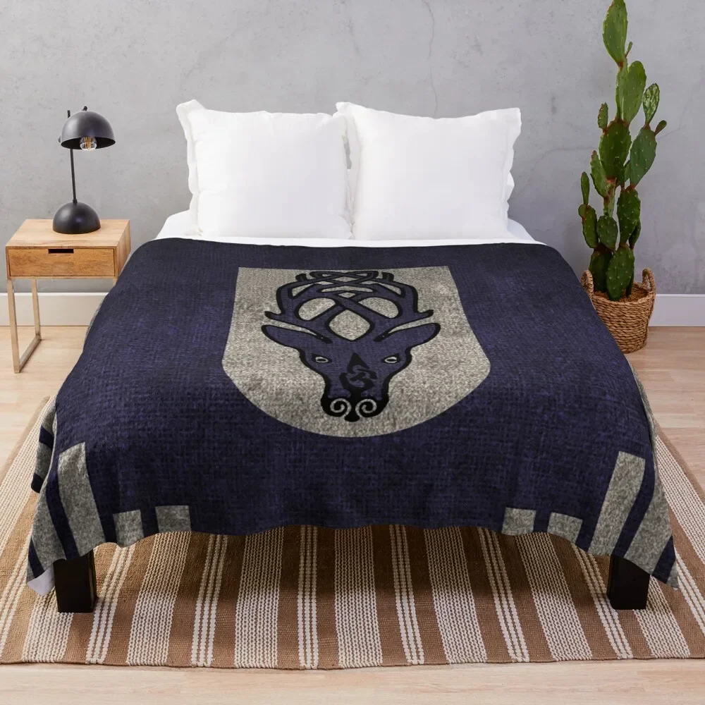 

TES Tapestry 3 - Flag of Falkreath Throw Blanket Hair Soft Beds Blankets