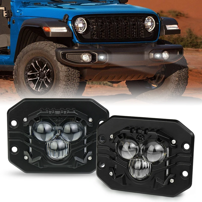 

MOVOTOR 5-дюймовый скрытый внедорожный рабочий фонарь с точечным лучом проектора для грузовика ATV UTV Off Road 4x4