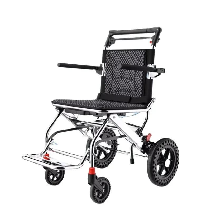 Special wheelchair for the elderly ultra-light folding small push shock absorbing walker for the elderly travel portable scooter