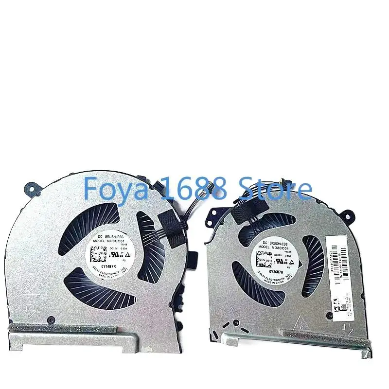 

cooling fan for HP OMEN 5 Air 15-DH TPN-C143 L64445 L57330-001 ~