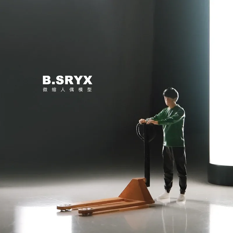 1:32 anime reboque mini boneca figura modelo em miniatura fotografia adereços modelo de cena diy mesa areia paisagismo ornamento presente