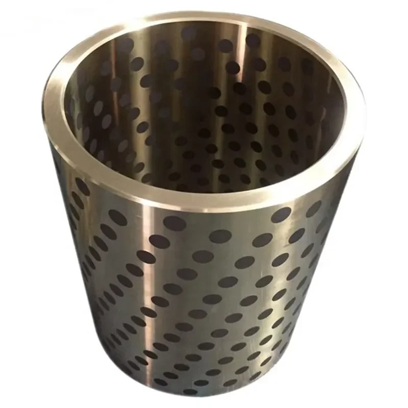 Oiles Large Custom Brass Sleeve Self Lubricating Bushing Heavy Load Low Speed Industrial Use Heat Resistant -200~280 Model
