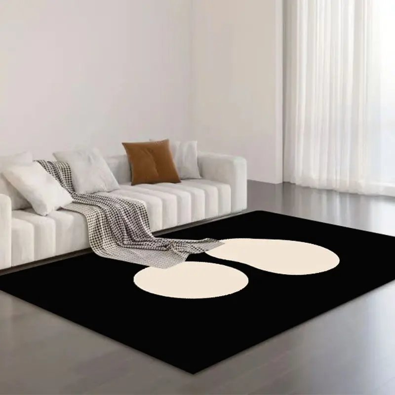 Modern Advanced Simple Design Carpet Fresh Art Non-slip Large Area Rug Bedroom Living Room Lounge Rectangular Decorative Mats