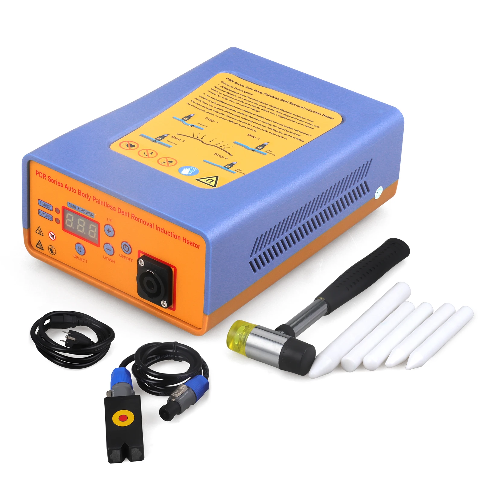 

2023 NEW PDR Induction Heater Auto Body Dent Removal Induction Heater Removing Paintless Dent Repair Tool 220V 150KHZ