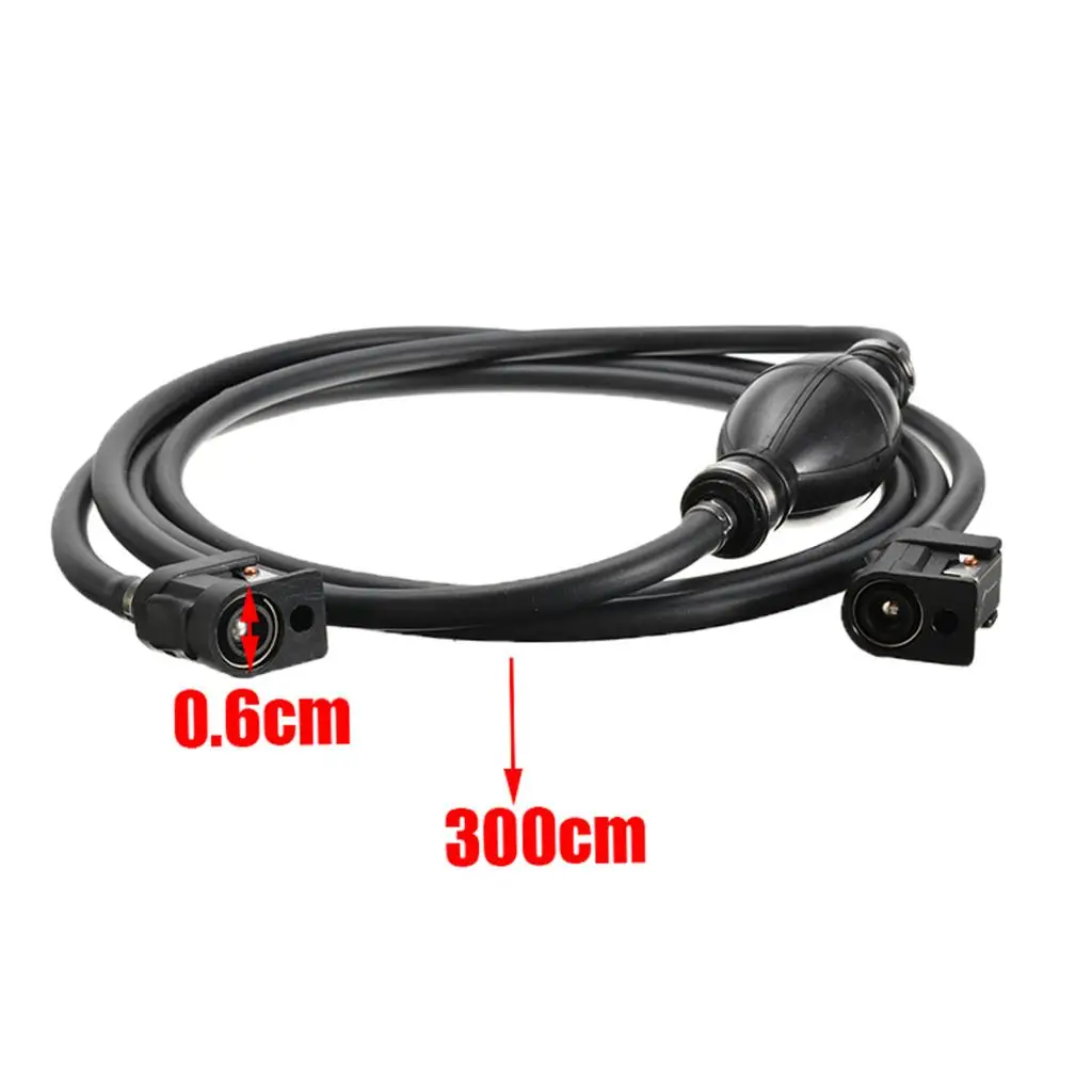 

Топливный шланг черный гибкий, в сборе, для подачи топлива в морской/подвесной мотор, для топливного бака