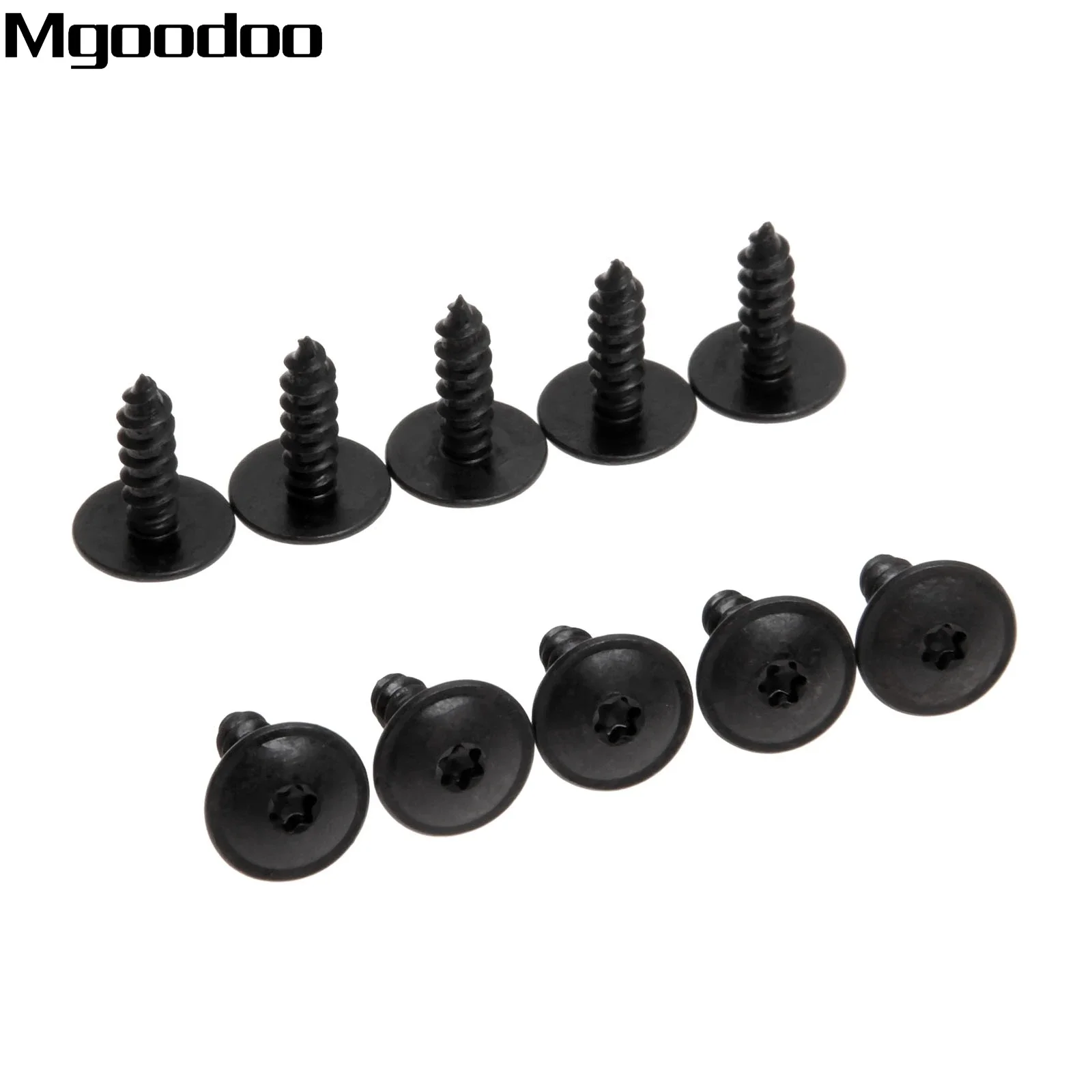 

10Pcs 5x15mm Engine Cover Undertray Splashguard Wheel Arch Grille Bumper Skirt Torx Screws N90974701 Fastener Clips For Golf