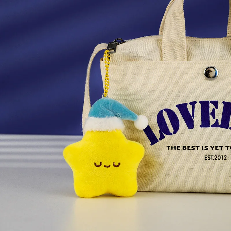 7-8 cm 160 pièces 80 paires en gros en peluche étoile jouet sac pendentif décoration Couple mignon en peluche porte-clés étudiant sac à dos accessoire