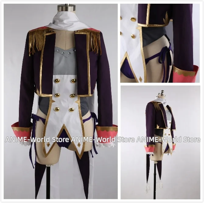 《Custom size 》Anime Azur Lane Warspite Cosplay Costume Cutome-Made Any Size