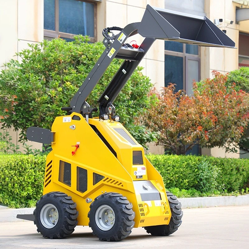 

Euro 5 EPA Kubota Skid Steer Mini Track Skid Steer Loader 400KG With Forest Mulcher Lawn Mower