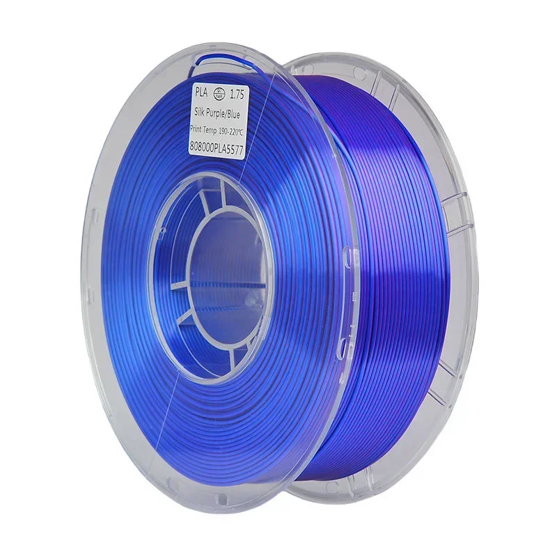 منتج جديد خيوط طابعة ثلاثية الأبعاد PLA الحرير قوس قزح التدرج المزدوج/ثلاثة ألوان 1.75 مللي متر 1 كجم مبيعات المصنع مباشرة #6
