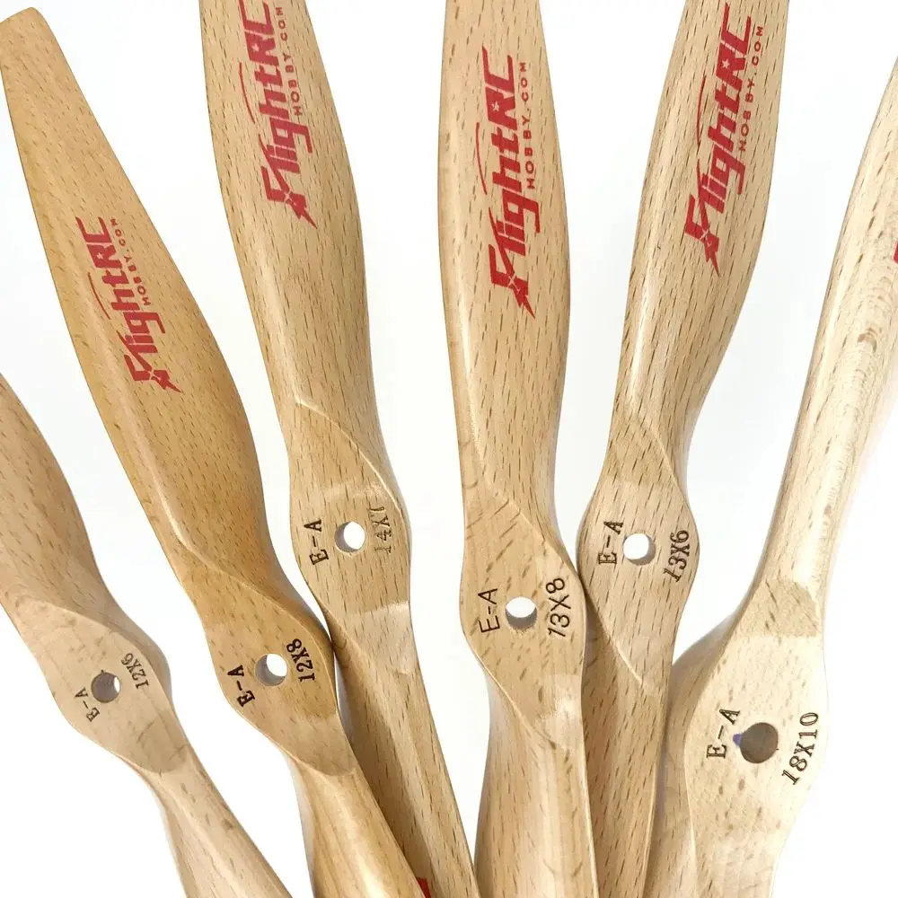 1Pc Electric Propeller CW Beech Wooden Prop For 12x6/8 13x6/8 14x7 15x8 16x8 17x8 18x8/10 20x8\