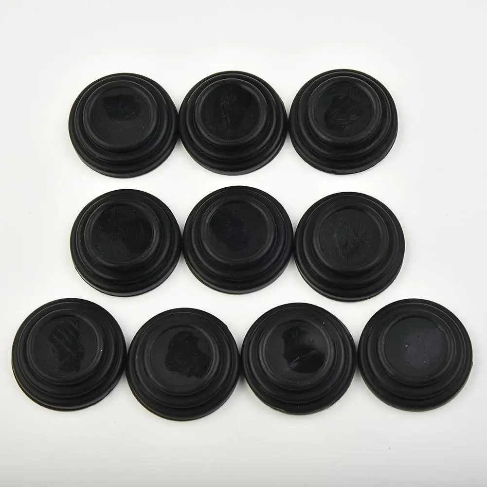 Accessories Gasket Easy To Install 2.8cm Diameter Anti-Collision Sound 10PCS Black Insulation Pad Shock-Absorbing