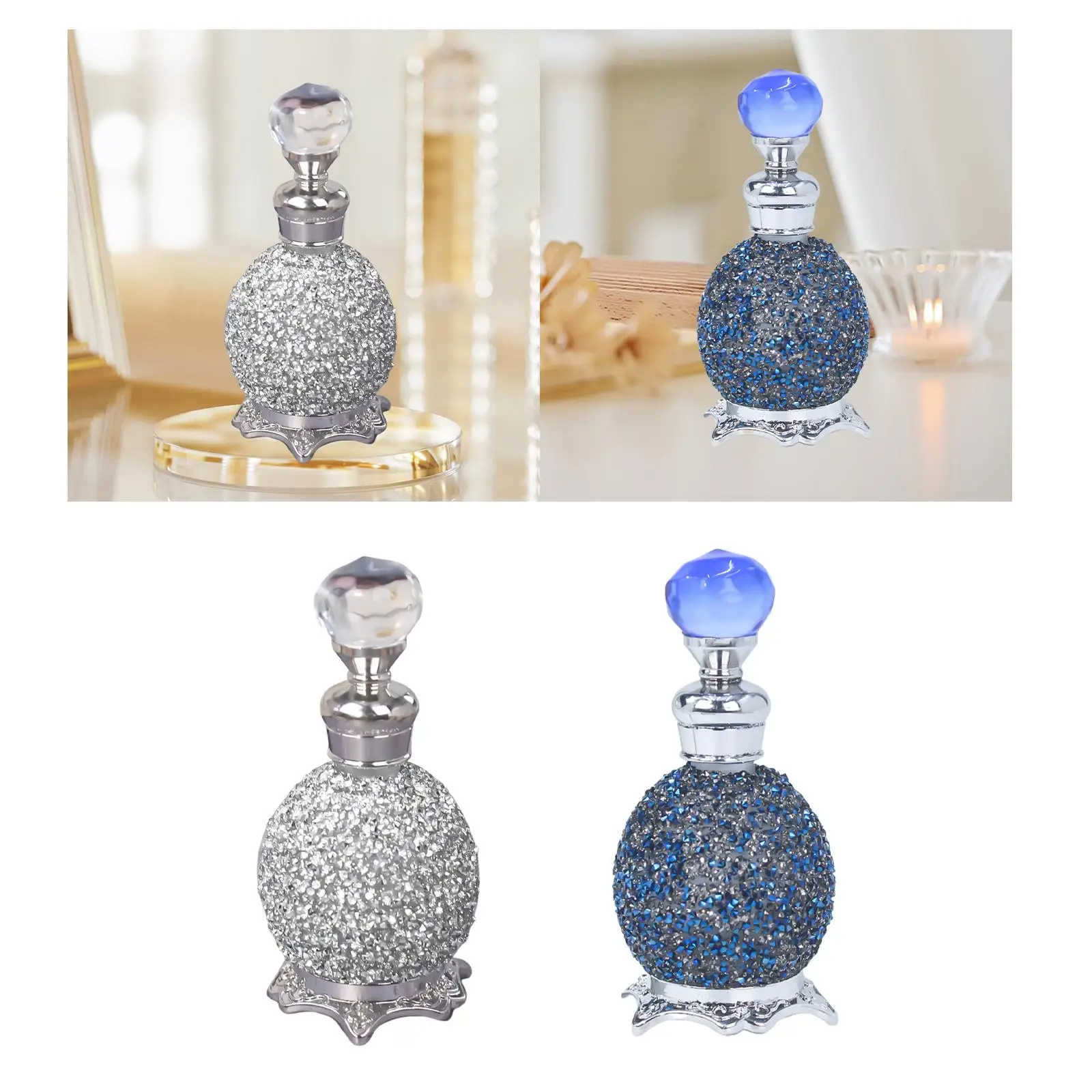 Garrafas de perfume de vidro Garrafa de viagem de vidro frasco decorativo Lembrança vazia