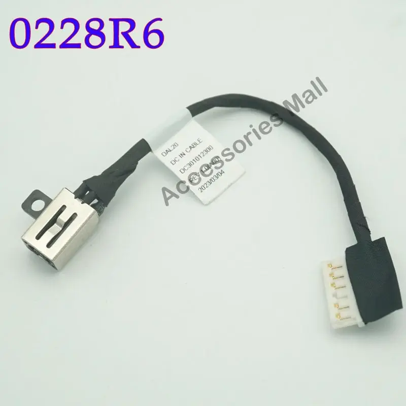 DC Power Jack cable for DELL Vostro 3400 3401 3405 3480 3490 3583 3590 3581 P75F010 DC Connector Laptop Socket Power Replacement