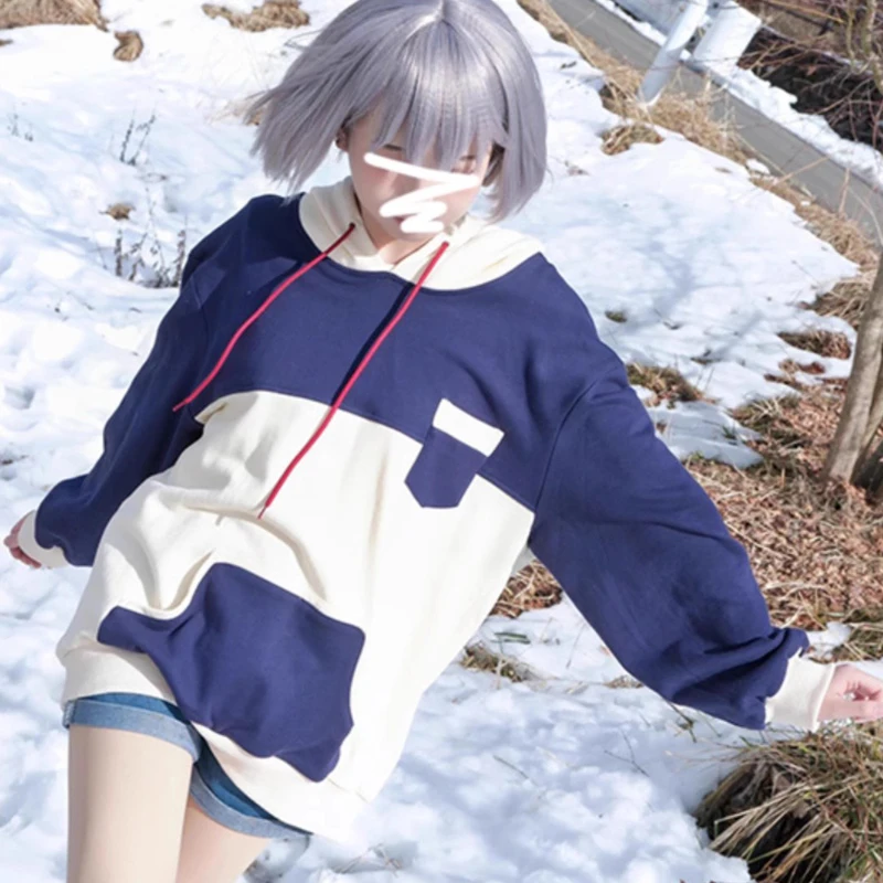 Anime BanG Dream It\'s MyGO Tomori Takamatsu Cosplay Coat Women Adult Hoodie Pullover Printing Sweatshirts Jacket Causal Tops