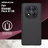 For Xiaomi Poco X7 5G Nillkin Magnetic Cases Super Frosted Shield Pro TPU+PC Shockproof Back Cover Protection