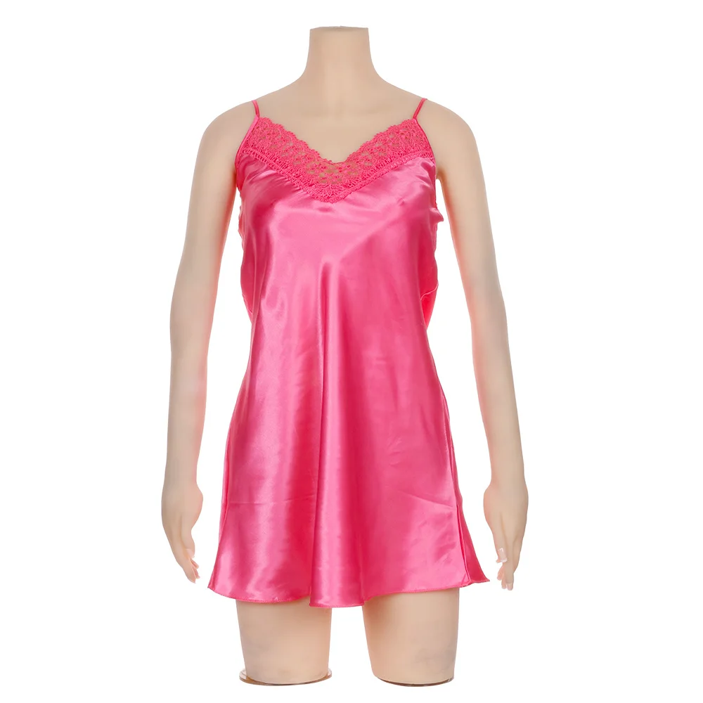 

Ladies Charming Nightgown Women Lace Robe Sleeping Dress Sleepwear Sleeveless Babydoll