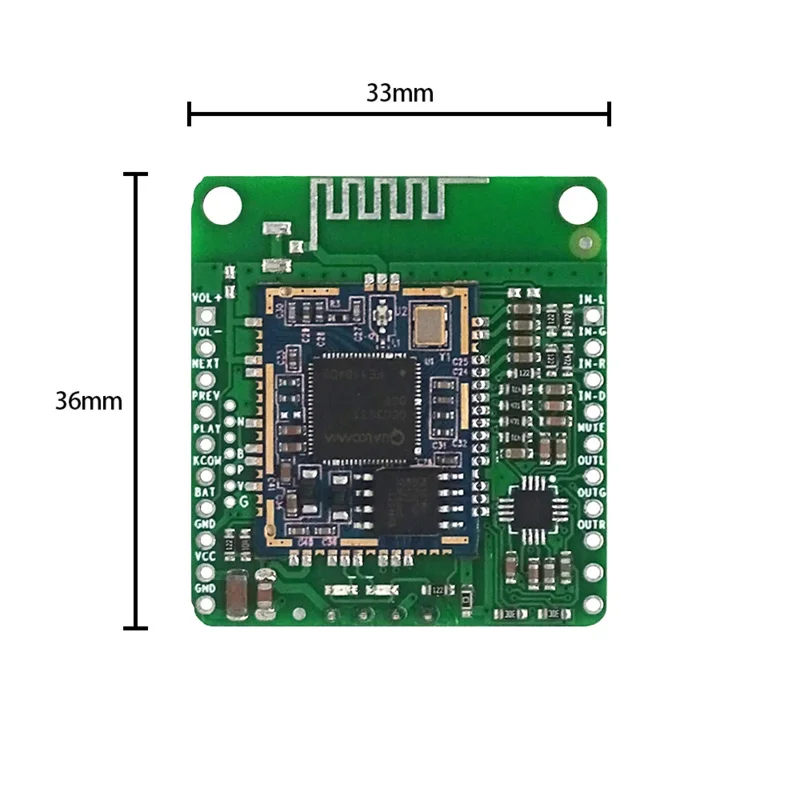 QCC3031 APTXHD Audio AUX lossless Music Hifi Bluetooth 5.0 Receiving Board TPA6132A2 Car Audio Amplifier Board Receiver Module