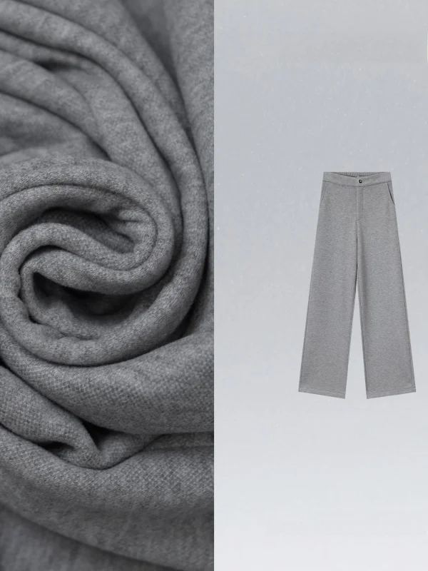 

Повседневные однотонные прямые брюки с эффектом драпировки, с завышенной талией, из полиэфирного волокна, женские, класса люкс