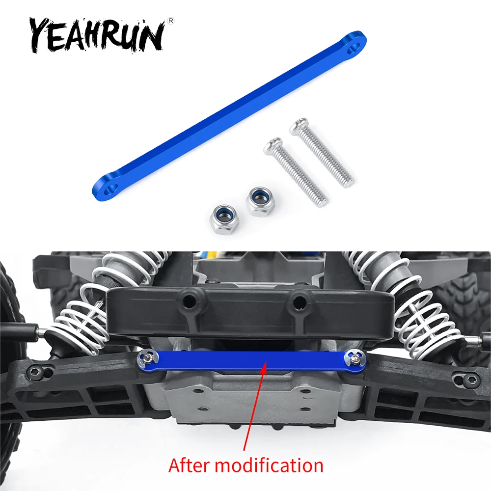 Yeahrun Aluminium legierung vorne untere Schwinge Druckplatte für Schrägstrich 2WD RC Auto Monster Truck Upgrade Teile